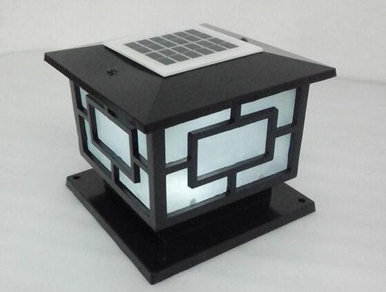 室外太陽能柱頭燈