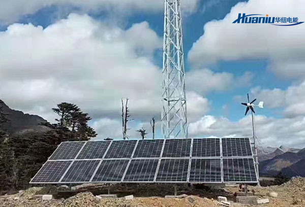 寧夏野外監測太陽能供電系統